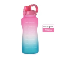 Bottle 3.78L 2.2L 1.3L 128Oz Gallon Water Bottle With Straw Motivational & Time Marker GYM Drinking
