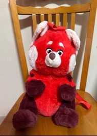 美美 公仔 背囊  turning red  購自香港迪士尼 pixar 熊抱青春記 hkdl 