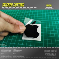 APPLE STICKERS CUSTOM TRANSPARENT CUTTING STICKERS