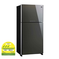 [BULKY] SHARP SJ-PG60P2-DS 2 DR FRIDGE (NET 600L) | 2 YEARS WARRANTY