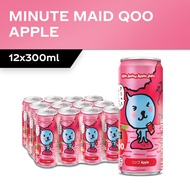 [New]Minute Maid Qoo Apple Fruit Drink 300ml x 12