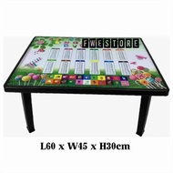 Century Foldable Plastic ABC Table / Picnic Table / Kids Table / Study Table