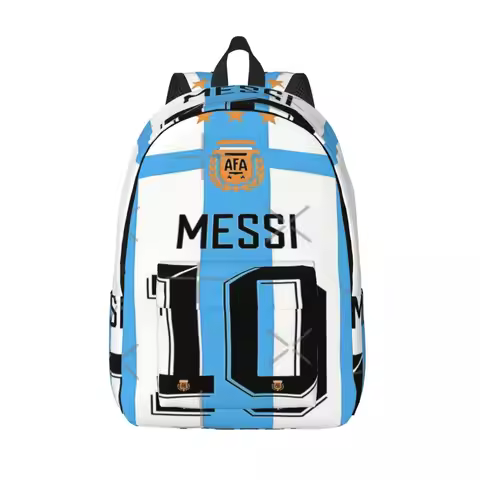 Lionel Messi Simple and stylish backpack Canvas backpack Backpack women
