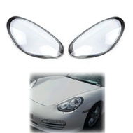 For Porsche Cayman Boxster 987 2009-2012 Car Headlight Shell Lampshade Transparent Cover Lens