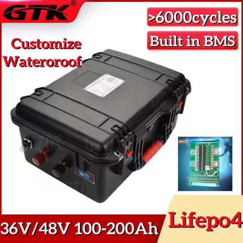 GTK BMS 12S 16S 36V 48V 100Ah 120Ah 150Ah 200Ah LiFepo4 Lithium Battery for 3500W 5000W Golf Cart Bo