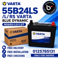 INSTALLATION  55B24L  S Varta Blue Car Battery Bateri Kereta  Waja Vios Civic Almera city NS60 NS60L