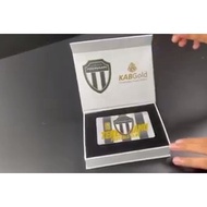 KAB Gold Bar 0.5g 999 Edisi Pengenalan Terengganu Football Club Edisi Terhad (with box)