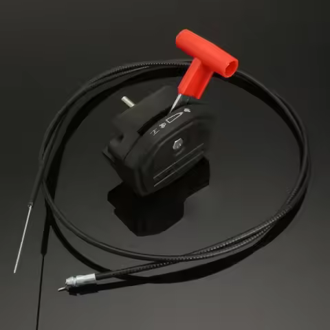 Universal 56inch Lawn Mower Throttle Cable Switch Lever Control Handle Kit For Lawnmower