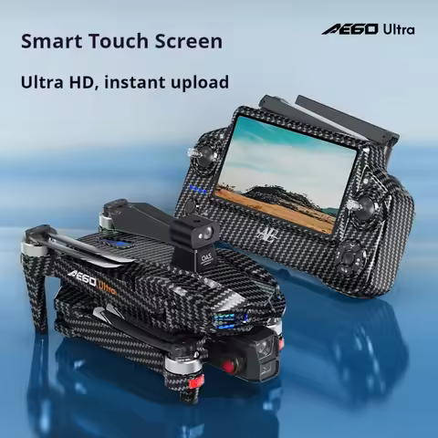 New Ae60 With Touch Screen Professional Aerial Photography Drone Digital Image Transmission Airdrop 