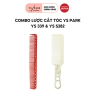 Combo of YS-339 hair cutting comb and YS-S282 cardboard comb, genuine YS PARK imported from Japan