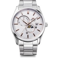 [Japan Watches] ORIENT Automatic Watch SUN&amp;MOON Mechanical Made in Japan Automatic Domestic Manufacturer Warranty Contemporary RN-AK0301S Men's White Silver
