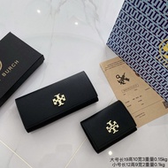 [With Box] Tory Burch The Best Choice for Shipping and Gifts of 2024 New Women's Long Wallet and Short Wallet Made of Genuine Leather Fabric with Box