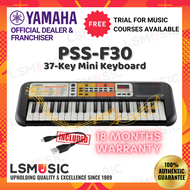 YAMAHA PSS-F30 37-Key Portable Electronic Keyboard Piano Mini Keyboard Mainan Murah Kids Piano Musical Toys Piano for Kids Piano Yamaha ( PSSF30 / PSS F30 )