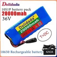 36v 20Ah10S1PBattery Pack18650Lithium Ion Rechargeable Battery for Electric Bicycle Scooter