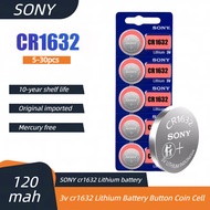 Sony CR1632 3V LM1632 BR1632 ECR1632  Lithium Battery Watch Remote Control Calculator Button Battery Coin Battery