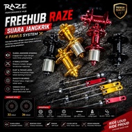 FREEHUB RAZE 36 AND RAZE 32 HOLE 6 HUB 6 BEARING CRICKETS