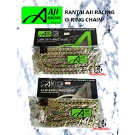 Rantai Aji Racing O-Ring Gold Aji Racing Chain (428-132L) (415-132L)