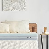 Inofia Sleep Double Mattress Topper,Gel Memory Foam Mattress Topper,Indulgent Comfort with Extra Pre