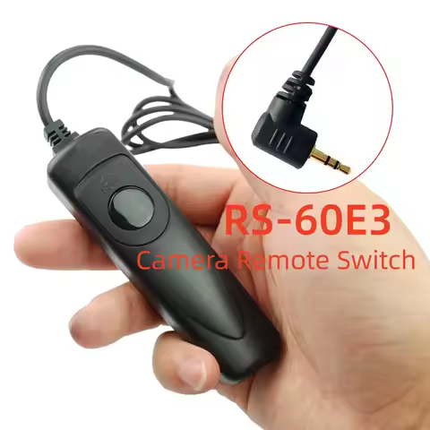 RS-60E3 Remote Control Shutter Release for Canon R RP R6 R6II R7 R8 R10 R100 M5 M6 Mark II G10 G11 G