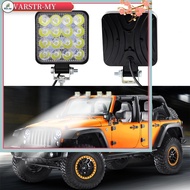 BJ <VARSTR>48W LED Work Light 12V 24V Lamp Spotlight For Offroad Truck Car 3,520LM