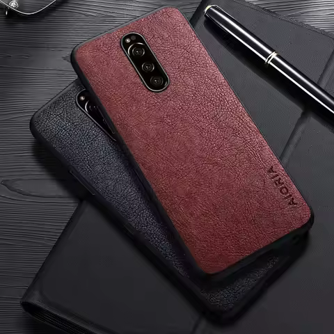 Case For Sony Xperia 1 XZ4 XZ3 ACE 2 Ace III Simple Design Luxury Leather Business Cover For Sony Xp
