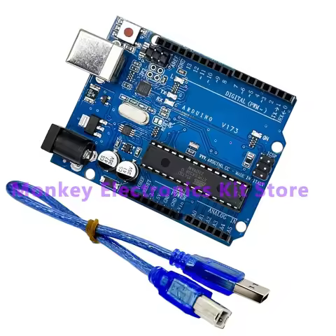 1PCS R3 Development Board Moudle for R3 CH340G+MEGA328P SMD Chip 16Mhz For R3 Development Board USB 