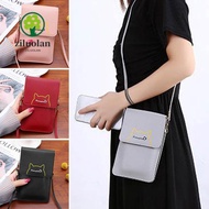 ZILUOLAN Handbags Women Soft Cell-phone Money Purse