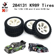 100% Wltoys XK K989-49 K989-53 Wheel Rim Hub with Tire Tyre for 284131 K969 K979 K989 K999 P929 P939