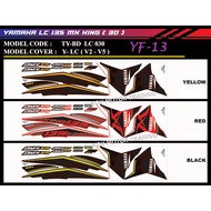 YAMAHA LC 135 MX KING BLACK/RED/YELLOW