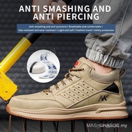 4KXA Steel Toe Work Safety Shoes for Men and Women, Breathable Lightweight Indestructible Work Boots