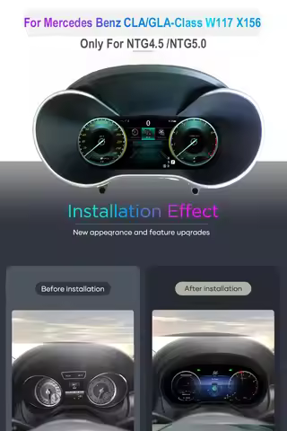 For Benz A/CLA/C/E Class W205 GLC X205 W204 W212 W176 2011-2018 Car LCD Dashboard Digital Cluster Vi