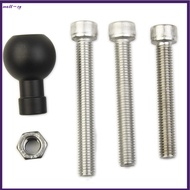 [mall-sg]Handlebar Motorcycle Clamp Base W/ 1\" Ball& M8 Screw for RAM-B-367U for RAM Mounts