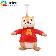 ORIEN 3Pcs Alvin and the Chipmunks Plush Toy, Cartoon Plush Fluffy Squirrel Doll Pendant, Kawaii Sof