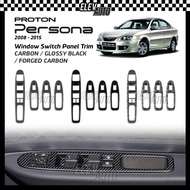 Proton Persona Old 2008 - 2015 Window Switch Panel Trim Carbon Black Interior Accessories 2009 2010 