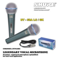 Mic kabelmic vocal  Shure Beta 58A pin gold  spul ori