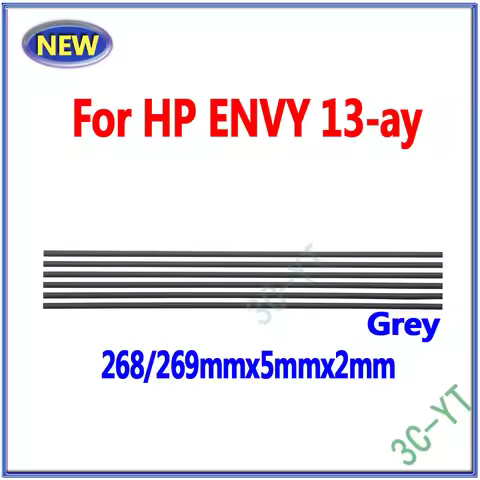 1Sets NEW Laptop Rubber Pad For HP ENVY 13-ay 268/269mmx5mmx2mm Grey Lower Cover Foot Pad With Doubl