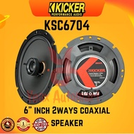 Kicker Car Audio Sound System Speaker KSC6704 6" inch 2ways Coaxial tweeter midbass for perodua Myvi Axia Honda Toyota