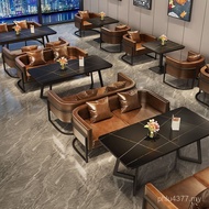 Bar Industrial Style Music Dining Sofa Clear Bar Table Chair Combination Barbecue Shop Deck Seat Caf