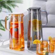 Large Capacity High Borosilicate Glass High Temperature Resistant Cold Water Bottle Household Water 