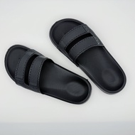 Men's beach sandals Black sandals Two straps Men's for sale