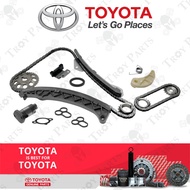 (16pc) Original Toyota Timing Chain Kit for Altis 1.6 1.8 ZRE141 ZRE142 ZRE172 2008-2019 1ZR-FE 2ZR-