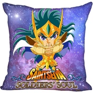(All in stock, double-sided printing)    Best Saint Seiya Pillow Case Decorative Pillow Custom Gift (Single sided) Printed Pillow Case   (Free personalized design, please contact the seller if needed)