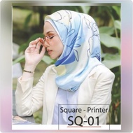 - Ariani [SQ-01] 6 Warna Printed Square/Bawal