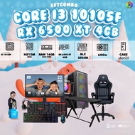 SETCOMBO ครบจบพร้อมเล่น BUY 1 FREE 7 / BONMECOM2 คอมประกอบ / CPU i3 10105F / RX 6500 XT 4GB / Case เ