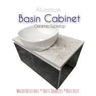 [PRE-ORDER] Basin Cabinet /Ceramic Tabletop Basin Cabinet /Aluminum Basin Cabinet /Wall Mounted/Customize Basin Cabinet (ETA:2021-12-12)