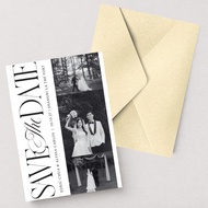 Personalized Save the Date Card A6 Wedding Invitation Custom Photo Card with Envelope