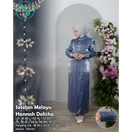 Hannah delisha Malay kebaya set - contemporary modern kebaya - modern outfit - latest trend clothing