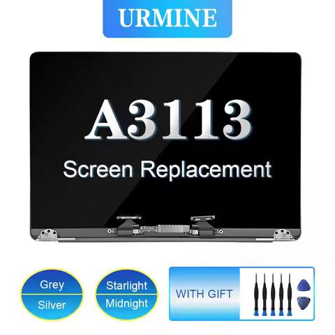 Replacement for Macbook Air A3113 13.6 inches 2560x1664 Full LCD Screen Display Complete Assembly