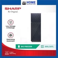 Sharp SJ-326XG-MR New Borderless Tempered Glass Kulkas [2 Pintu]