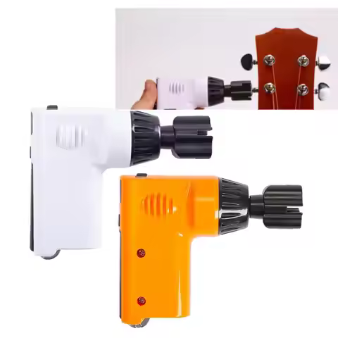 Electric String Winder with String Cutter Multifunctional Universal Portable Guitar Building for Bas